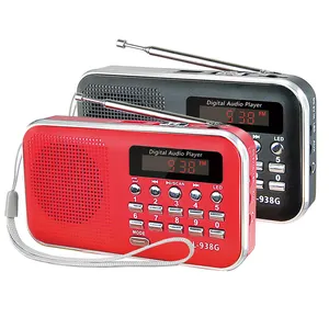 LCJ L-938G זול hifi FM נייד רדיו מקלט עם תדר 87.5-108MHz תמיכה TF/USB MP3 נגן