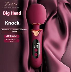 <span class=keywords><strong>Big</strong></span> <span class=keywords><strong>Head</strong></span> Av Stick Control de pantalla táctil masajeador de silicona Usb clítoris orgasmo Magic Stick vibrador adultos juguetes sexuales vibrador % - Product Image 6