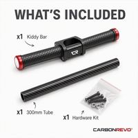 Colonne de direction en fibre de carbone pour trottinette électrique Carbonrevo, tige pliable pour la conduite hors route, performance stable, durable