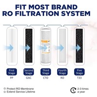 Cartouche filtrante UDF au charbon actif catalytique certifiée NSF pour l'élimination de la chloramine
