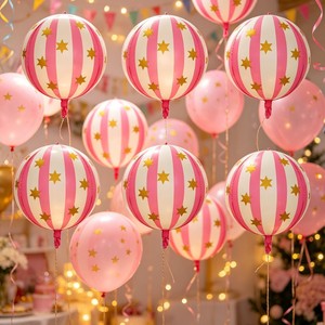Paquete <span class=keywords><strong>de</strong></span> 20 <span class=keywords><strong>Globos</strong></span> <span class=keywords><strong>de</strong></span> Aluminio <span class=keywords><strong>de</strong></span> 22 Pulgadas <span class=keywords><strong>con</strong></span> Forma 4D, Diseño <span class=keywords><strong>de</strong></span> Rayas y Estrellas, Coloridos, <span class=keywords><strong>para</strong></span> Decoración <span class=keywords><strong>de</strong></span> Fiestas <span class=keywords><strong>de</strong></span> <span class=keywords><strong>Cumpleaños</strong></span> y Discotecas - Product Image 3