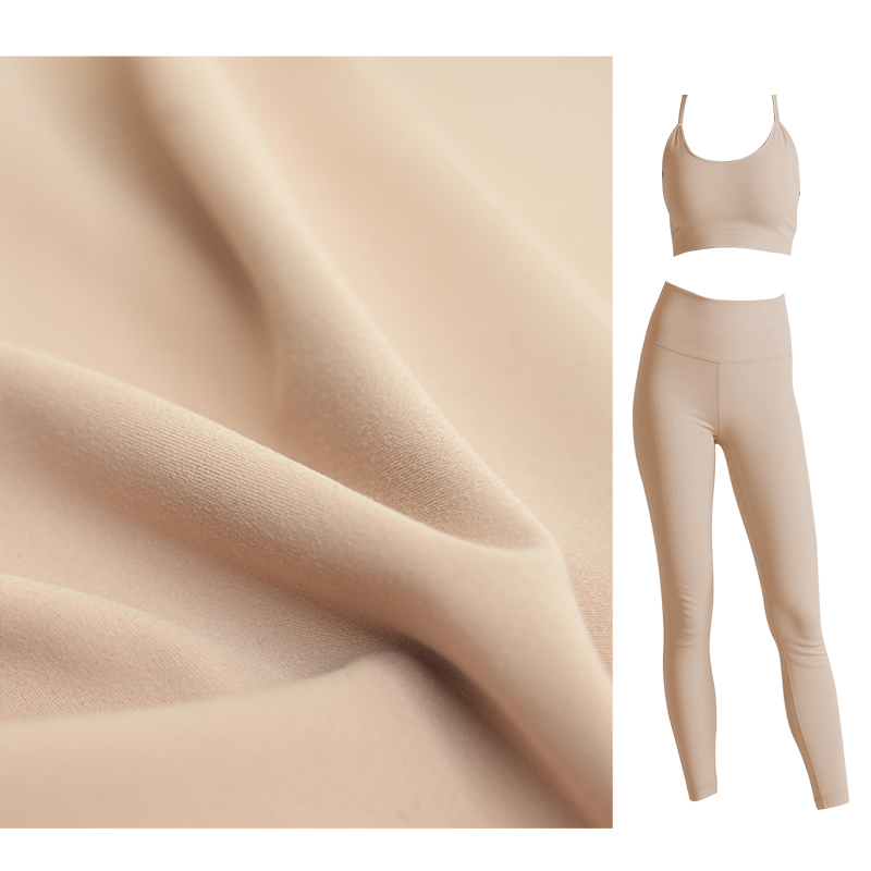 230GSM Double-faced High Elastic 4-Way Stretch Fabric for Sportswear Swimwear Lingerie Yoga Clothing-Wrinkle Resistant Quick-Dry