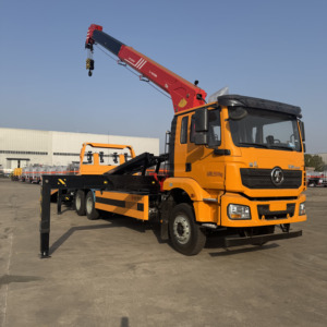 Camion de dépannage SHACMAN 6x4 avec grue de 10 tonnes pour le transport de marchandises en une seule machine, dépanneuse lourde - Product Image 4