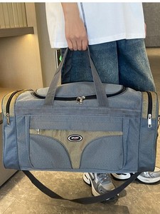 Bolsa de lona para viajes y campamentos al aire libre, ligera, multifuncional, de gran capacidad, para almacenamiento en hombro y mano, bolsa de equipaje - Product Image 4