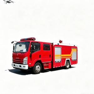 Camion de pompiers d'aéroport de 5 mètres cubes, camion de pompiers de 8 tonnes, camion de pompiers moyen, camion de pompiers avec réservoir d'eau neuf de 8000 L - Product Image 1