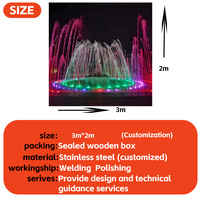 Fuente de Agua con Luces LED de Colores y Música para Jardín, Piscina y Plaza