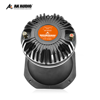 Haut-parleur de voiture AK-HD345 à compression en titane, bobine vocale de 2 pouces, 6Ω, 800W RMS, 1500W Max, de haute qualité