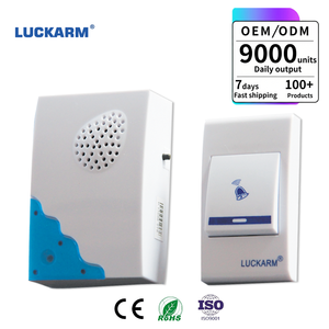 <span class=keywords><strong>Campanello</strong></span> <span class=keywords><strong>Wireless</strong></span> Moderno con LED e Notifica Flash, Ricevitori Espandibili, Portata 100m, Alimentato a <span class=keywords><strong>Batteria</strong></span> per Grandi Case, Ville, Hotel - Product Image 1