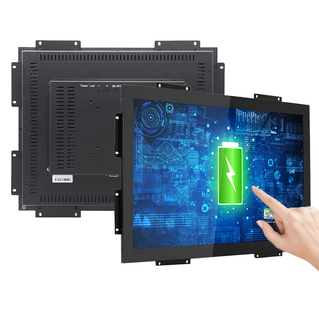 New 15.6Inch IP65 Waterproof Touch Screen Monitor TFT LCD Panel Industrial Control All in One Pc DVI VGA USB BNC RS232 Serial