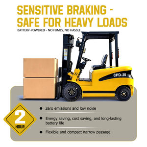 Montacargas Eléctrico de Bajo Precio, Capacidad de Carga de <span class=keywords><strong>2</strong></span>.5, <span class=keywords><strong>2</strong></span>, 3, 4 y 5 Toneladas, Montacargas Eléctrico de <span class=keywords><strong>2</strong></span> Etapas y 3 Metros de Altura en Venta - Product Image 2