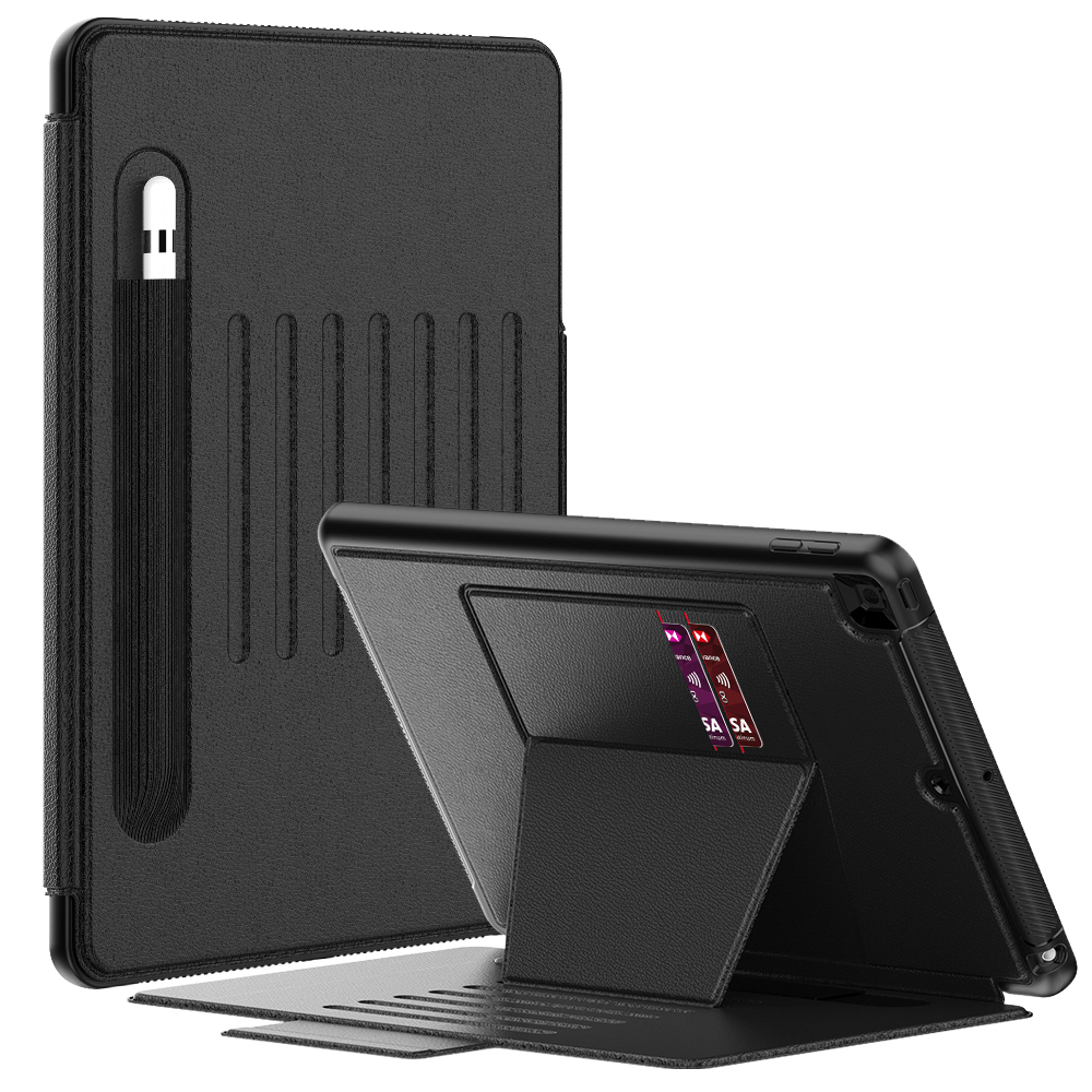 Noir (Pour ipad 10.2 ")