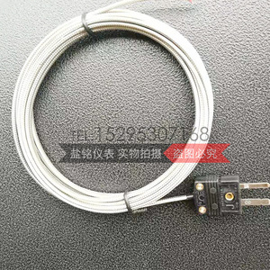 Salt Inscription J-Type Thermocouple Temperature Sensor Quick Connect Plug Type For Industrial Use - Product Image 1
