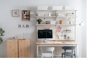 <span class=keywords><strong>Escritorio</strong></span> para Computadora AILICHEN con Estantería Combinada, Mueble <span class=keywords><strong>Integrado</strong></span> para Dormitorio de Apartamento Pequeño - Product Image 5
