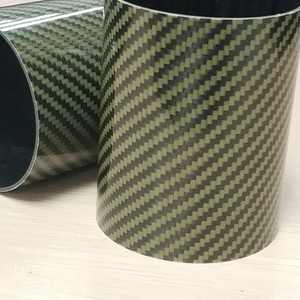 Les tons vibrants colorés de tube de fibre de carbone pour les présentoirs de projet UV se fanent durables légers résistants - Product Image 4