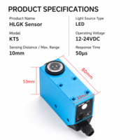 Capteur de contraste RGB KT5W-2N1116 KT5G-2N1111S16/2P1111S16, détecteur de marques couleur haute sensibilité, applicable à la détection d'étiquettes