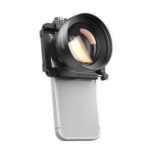 Objectif de portrait pour smartphone <span class=keywords><strong>APEXEL</strong></span> PL2X 50mm F1.05, objectif d'appareil photo pour téléphone avec bokeh optique <span class=keywords><strong>2X</strong></span> pour iPhone Android Vlogging - Product Image 1
