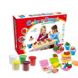 Kit de pâte à modeler 8 couleurs, jouet éducatif STEM pour garçons et filles, apprentissage précoce avec thèmes crème glacée, gâteau, véhicule, argile à modeler - Product Image 1