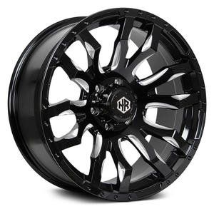 कस्टम 17 "18" 20 "गहरी डिश ऑफ-रोड एल्यूमीनियम मिश्र धातु F150 ट्रक पिकअप और सुव पहियों के लिए 4x4 Fermarket - Product Image 4