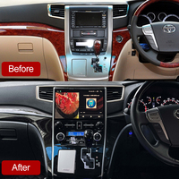 Pantalla de Navegación GPS para Automóvil Android de 11.5 Pulgadas, Radio con Audio DSP, Reproductor Multimedia MP5 CarPlay para Toyota Alphard A20 2011-2014