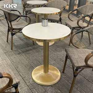 Bàn Ghế Kkr Bánh Pizza Thức Ăn Nhanh Nhà Hàng Nhà Hàng Hiện Đại Đồ Nội Thất Công Nghệ Trung Quốc Bán Buôn Vàng Bảng Bên - Product Image 4