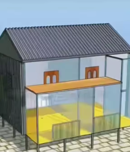 Panel Kandang Merpati Prefabrikasi Premium Rangka Logam yang Diperkuat Hunian Modular untuk Penggemar Merpati - Product Image 2