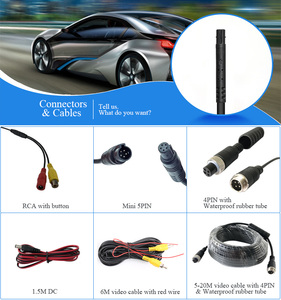 Smartour A1 /<span class=keywords><strong>bora</strong></span> กล้องมองหลังรถยนต์กันน้ำเลนส์กว้างสีทอง HD CCD มุมมองด้านหลังอเนกประสงค์ปลั๊กอินเกาหลี - Product Image 5