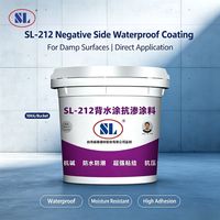SL-212 Revêtement imperméable anti-infiltration et anti-humidité pour la réparation des surfaces de refoulement, idéal pour les fuites des murs et plafonds de sous-sols