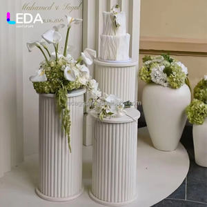 Custom Elegant Acrylic Flower <b>Stand</b> <b>Cake</b> <b>Stand</b> Table Plinths for Weddings & Events Decoration - Product Image 2