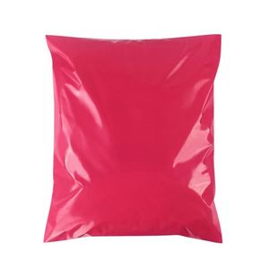 Bolsa de Correo Ecológica 100% Biodegradable, Bolsa de Envío Resistente con Logotipo Personalizado, Bolsa de Correo Roja con Adhesivo Fuerte - Product Image 1