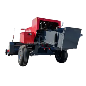 Penjualan terlaris traktor pertanian keterkaitan mesin Baler persegi mesin penyeimbang bulat jerami