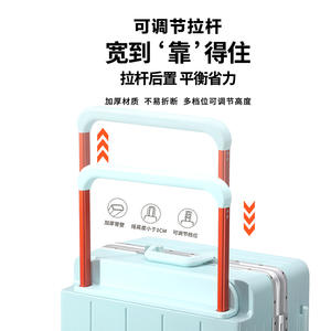 Nouvelle valise à cadre en aluminium 20 pouces, bagage à main 24 pouces grande capacité, roues pivotantes, couleur unie avec serrure, bagage de voyage unisexe - Product Image 5