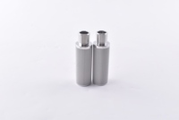 Kepala Filter Partikel Gas Buang Industri 25μm yang Dapat Disesuaikan, Elemen Filter Jaring Sinter Baja Tahan Karat dengan Ulir Jantan