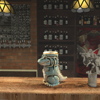 Mug Tiki Crocodile en Porcelaine Écologique de Qualité Supérieure – Vaisselle d'Inspiration Artistique pour Bars Haut de Gamme, Événements Privés, Options de Couleur et Logo OEM