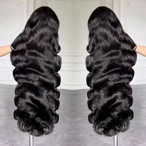 Pelucas <span class=keywords><strong>de</strong></span> <span class=keywords><strong>cabello</strong></span> humano brasileño <span class=keywords><strong>de</strong></span> color popular <span class=keywords><strong>de</strong></span> 26 pulgadas para <span class=keywords><strong>mujer</strong></span>, línea <span class=keywords><strong>de</strong></span> <span class=keywords><strong>cabello</strong></span> simulada ondulada larga, pequeña para encaje Frontal <span class=keywords><strong>de</strong></span> 20 pulgadas - Product Image 3