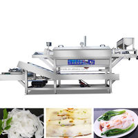 Machine à nouilles de riz multifonctionnelle commerciale entièrement automatique à vapeur pour les restaurants de petit-déjeuner, idéale pour les nouilles froides et les nouilles aux intestins braisés