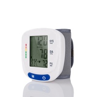 Tensiomètre numérique électrique de poignet certifié CE de haute qualité, tensiomètre automatique, 120 mémoires, stockage portable