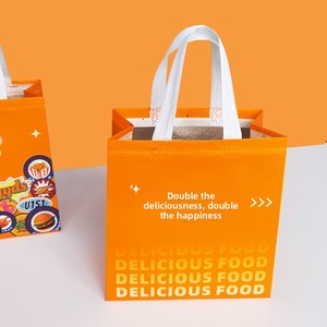 Envase de aluminio con asa para llevar comida: pollo frito, hamburguesas, papas fritas, aislamiento térmico, catering comercial - Product Image 4