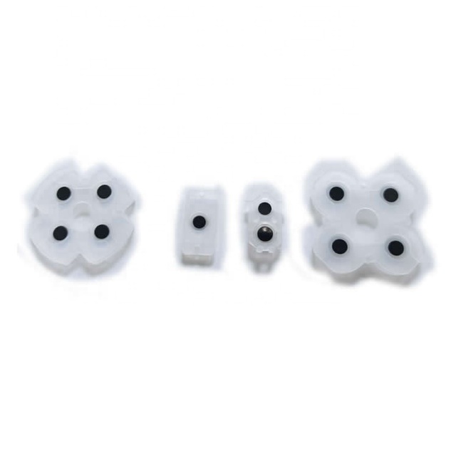 L2 R2 L1 R1 Pads Kit for PS4 Controller JDS-030 Conductive Rubber Adhesive Button Pad