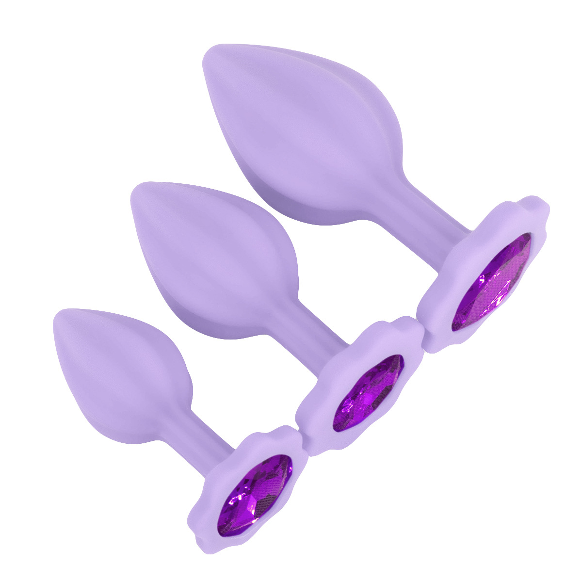 HM SML 3 Sizes Anal Sex Toys Rubber Butt Stopper Small Soft Silicone Anal  Plug Jeweled Emerald Butt Plug Custom| Alibaba.com