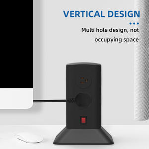 Vastfafa Multiprise d'extension numérique verticale haute puissance 8AC potrs - Product Image 3