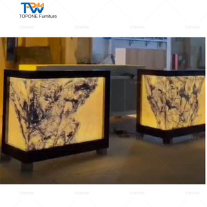 Led Onyx Đá Cẩm Thạch quầy <span class=keywords><strong>bar</strong></span> nhỏ mã não đá cẩm thạch uống nhà đêm Câu Lạc Bộ quầy <span class=keywords><strong>bar</strong></span> thiết kế cho đồ nội thất quầy <span class=keywords><strong>bar</strong></span> - Product Image 2