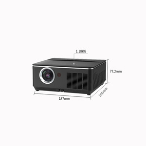 Portable <b>Projector</b> 1080P DLP <b>Android</b> System For Home Office Hotel Use Black 187x181x77.2mm 1.18kg - Product Image 1