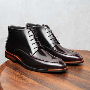 Chaussures décontractées de printemps-été pour hommes, style britannique, à bout carré, Derby à lacets, semelles antidérapantes et respirantes - Product Image 2