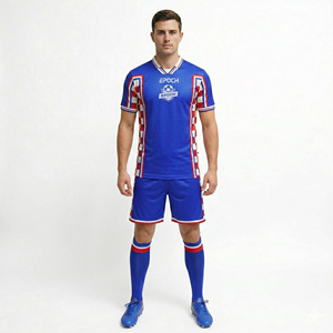 เสื้อฟุตบอลทีมชาติโครเอเชีย ปี 1998 รุ่นเยือน HNS รุ่น Retro Player Edition ระบายอากาศได้ดี เวอร์ชั่นไทย พร้อมโลโก้ - Product Image 3