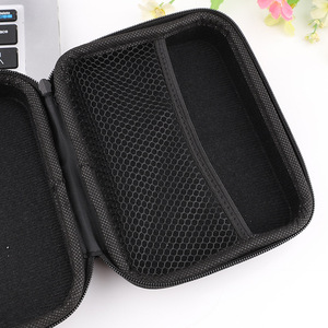 EVA Storage Case For Remote Control Power Bank Data <b>Cable</b> Digital <b>Camera</b> Shockproof Black 2-3 Compartments - Product Image 2