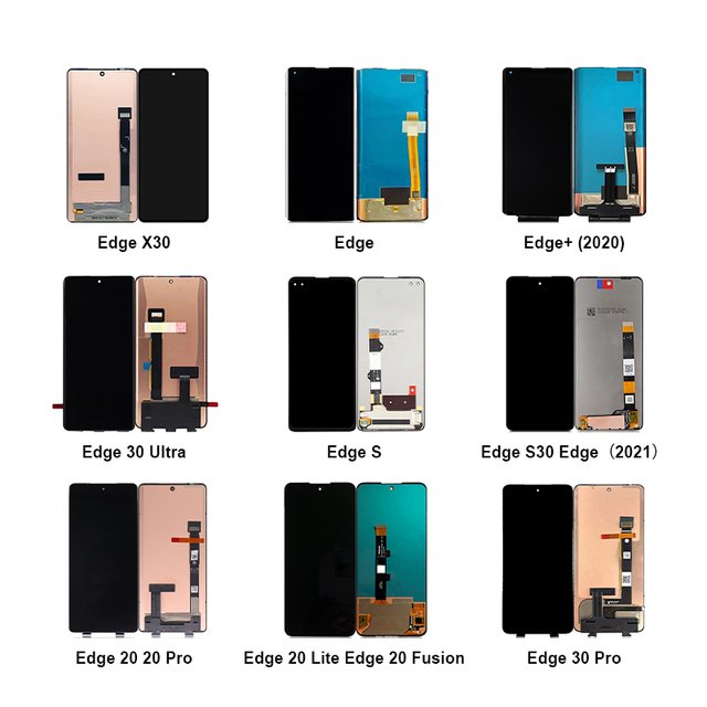 LCD Screen Touch Display Assembly for Moto Edge 20 Fusion 30 Ultra 40 Pro S30 Edge+ (2023) Display Replacement Digitizer