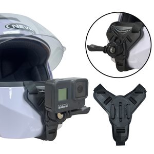 Hongdak moto casque mentonnière mentonnière support de montage pour GoPros Heros accessoires 13/12/11/10/9/8/7/6/5/4 - Product Image 4