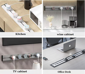 Trắng điện theo dõi ổ cắm dễ dàng cài đặt 8000W Max điện 32A Đánh giá hiện tại UK chúng tôi cắm tiêu chuẩn xoay cắm ổ cắm sạc - Product Image 6