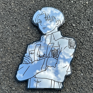 Autocollants muraux en PVC miroir de forme irrégulière, style anime Attack on Titan, modernes et luxueux, faciles à installer pour la décoration de la maison et <span class=keywords><strong>des</strong></span> hôtels, vente en gros - Product Image 2