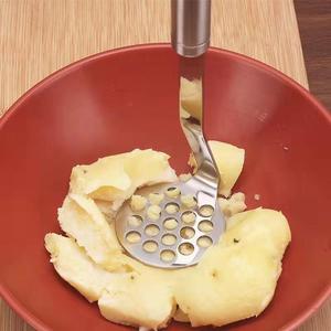Stainless Steel Potato Masher 1 Piece Dishwasher Safe For Baby Food And Vegetables - Product Image 4